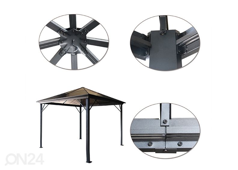 Puutarhakatos Sevilla 3x3 m kuvasuurennos