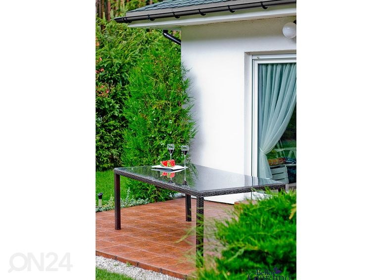 Puutarhapöytä 100x200 cm kuvasuurennos