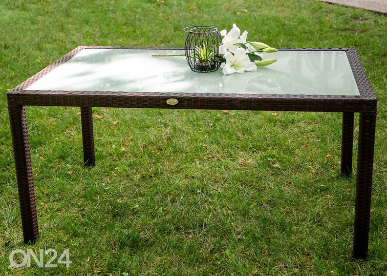 Puutarhapöytä 90x150 cm kuvasuurennos