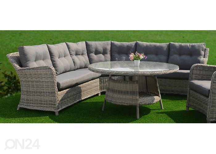Puutarhapöytä Bolton Ø 120 cm kuvasuurennos