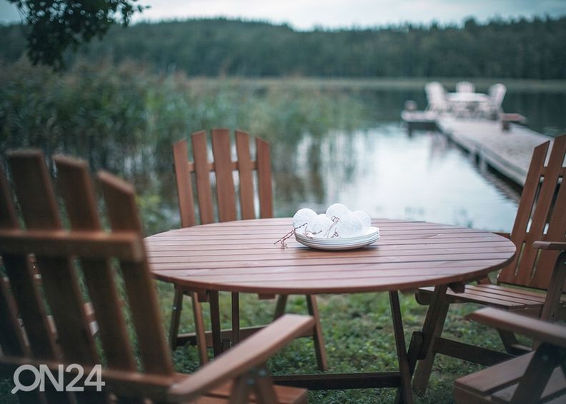 Puutarhapöytä Canada 125x125 cm kuvasuurennos