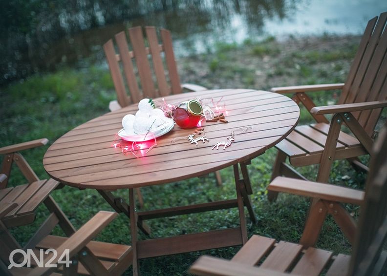 Puutarhapöytä Canada 125x125 cm kuvasuurennos