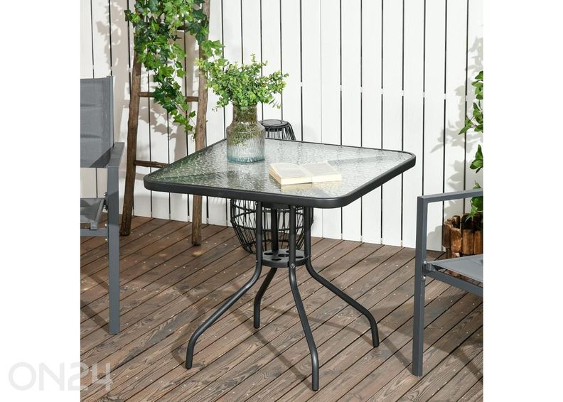 Puutarhapöytä Island 70 cm kuvasuurennos