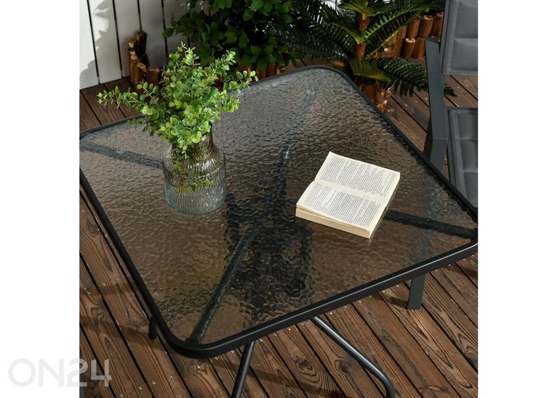 Puutarhapöytä Island 70 cm kuvasuurennos