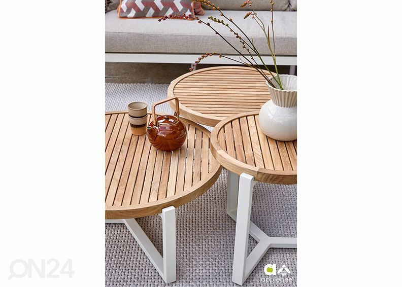 Puutarhapöyta Monaco Ø 45 cm kuvasuurennos