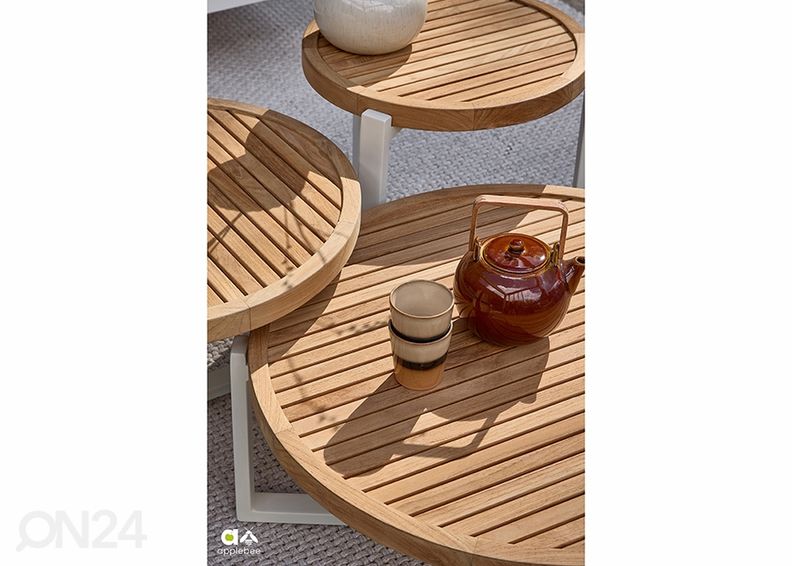 Puutarhapöyta Monaco Ø 45 cm kuvasuurennos