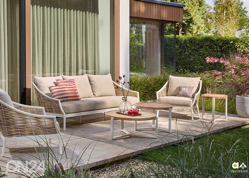 Puutarhapöyta Monaco Ø 60 cm kuvasuurennos