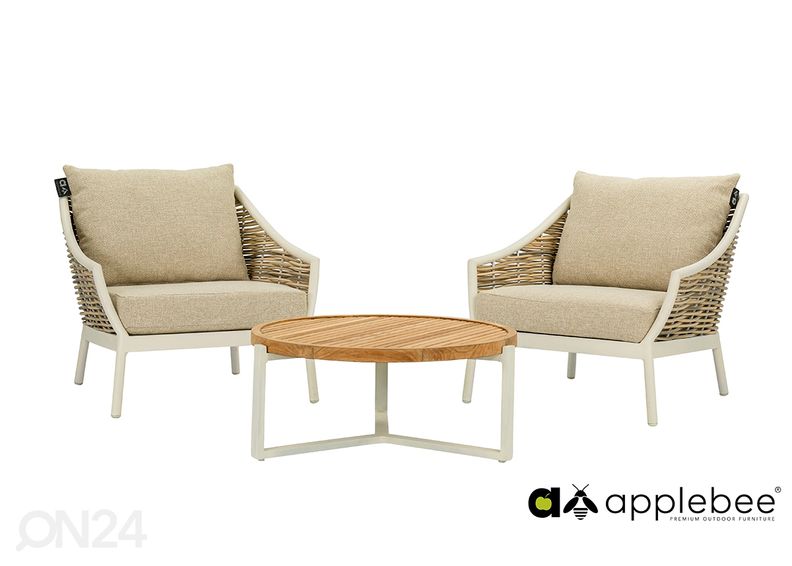 Puutarhapöyta Monaco Ø 75 cm kuvasuurennos