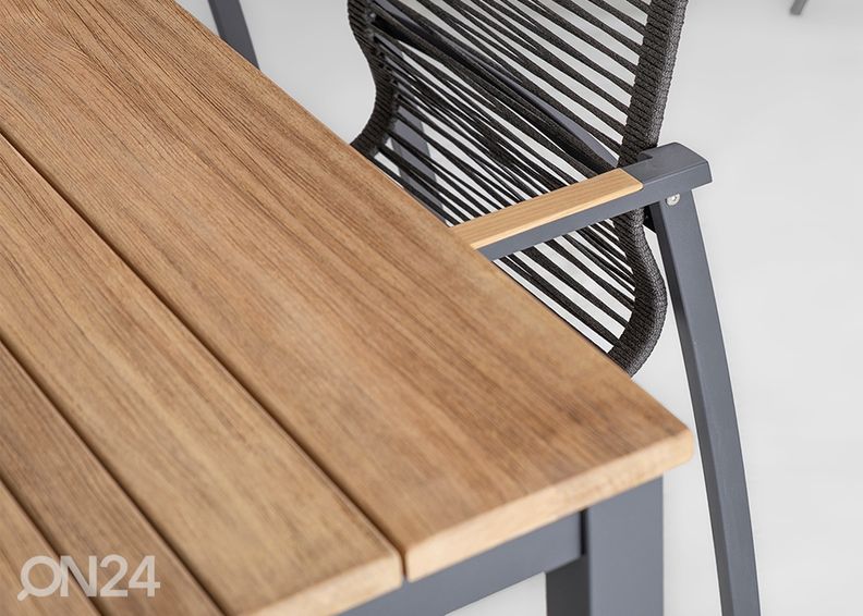 Puutarhapöytä Montana 100x220 cm kuvasuurennos