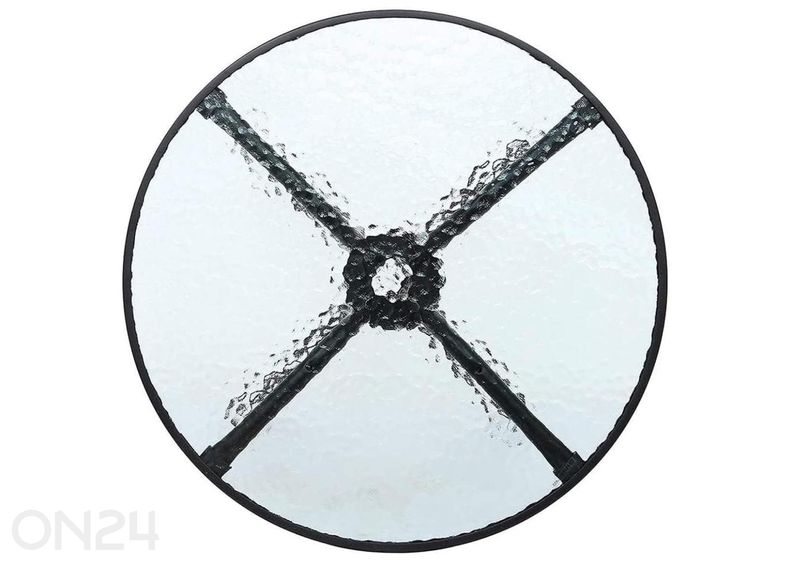 Puutarhapöytä, musta kuvasuurennos