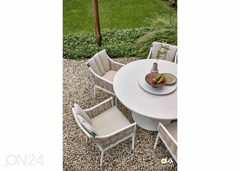 Puutarhapöytä tarjoilualustalla Melville kuvasuurennos