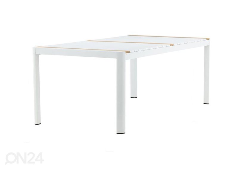 Puutarhapöytä Togo, valkoinen kuvasuurennos