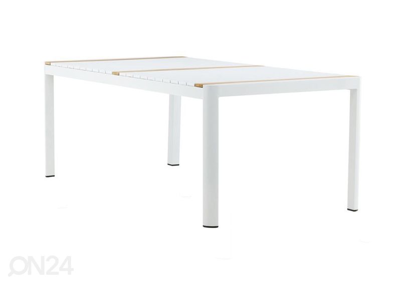 Puutarhapöytä Togo, valkoinen kuvasuurennos