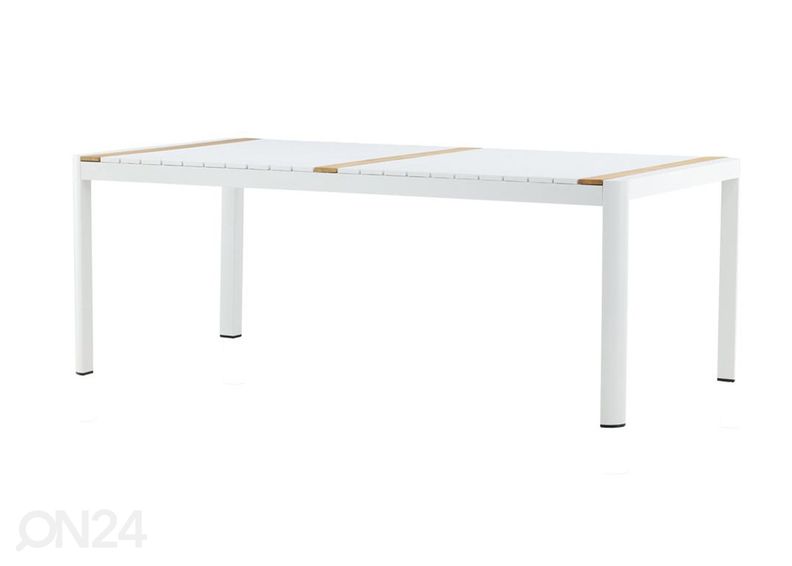 Puutarhapöytä Togo, valkoinen kuvasuurennos