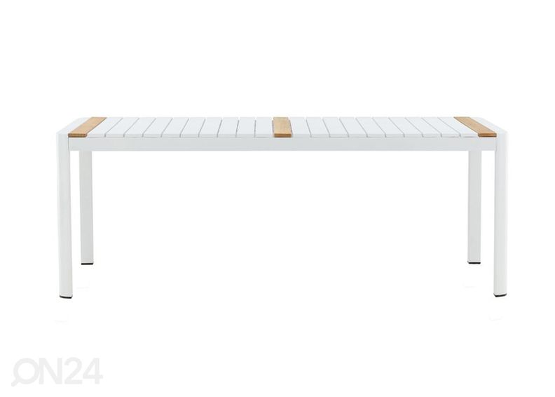 Puutarhapöytä Togo, valkoinen kuvasuurennos