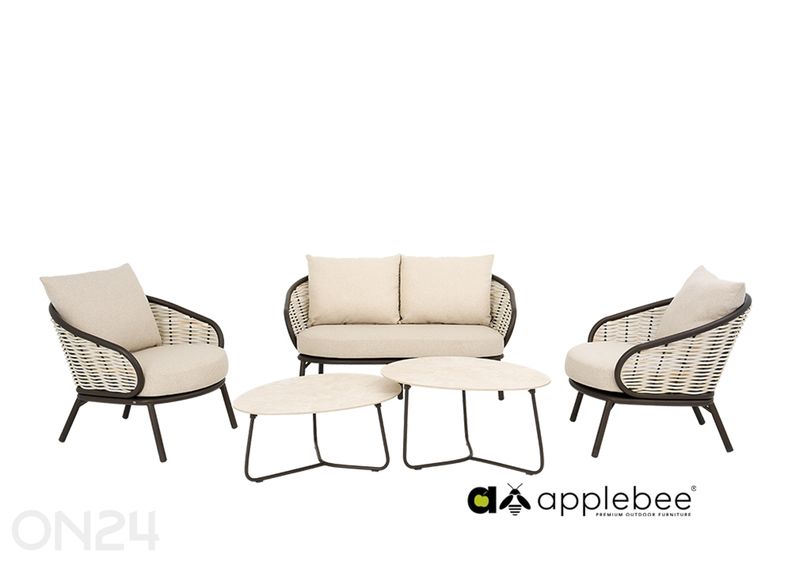 Puutarhapöytiä Pine Key, 2 kpl kuvasuurennos