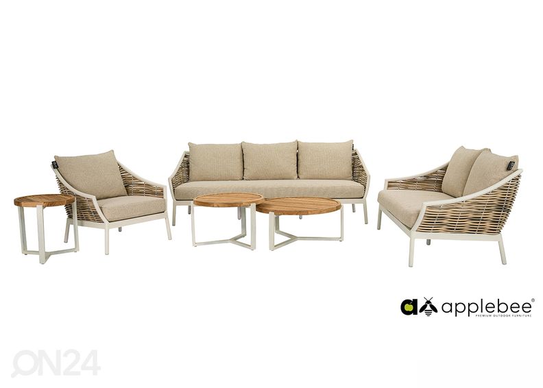 Puutarhasohva Milou 145 cm kuvasuurennos