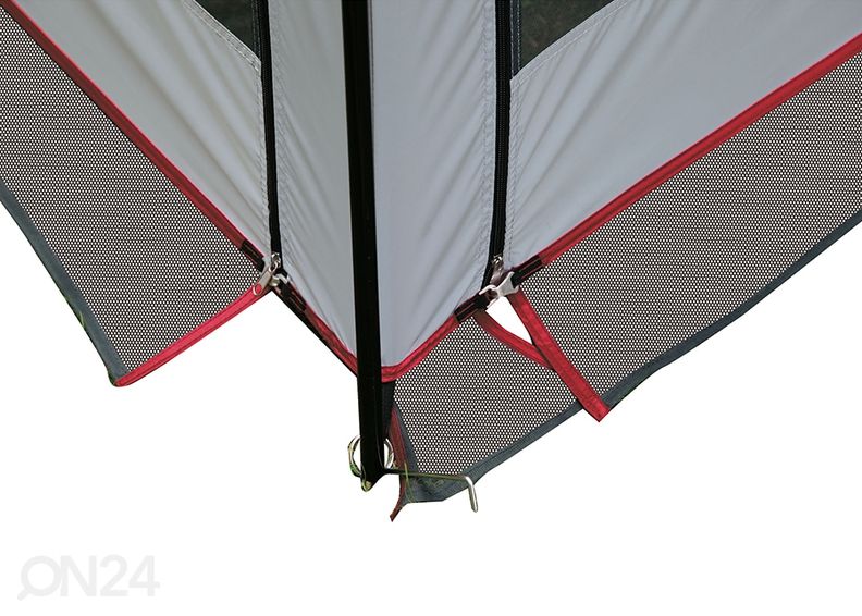 Puutarhateltta High Peak Pavillon 3x3, vaaleanharmaa/ tummanharmaa kuvasuurennos