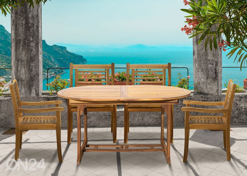 Puutarhatuoli, akaasia kuvasuurennos