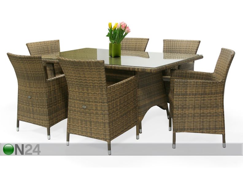 Puutarhatuoli Wicker kuvasuurennos