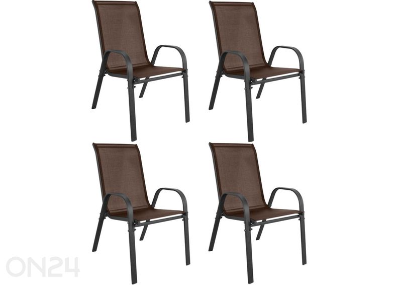 Puutarhatuolien setti 4 kpl kuvasuurennos