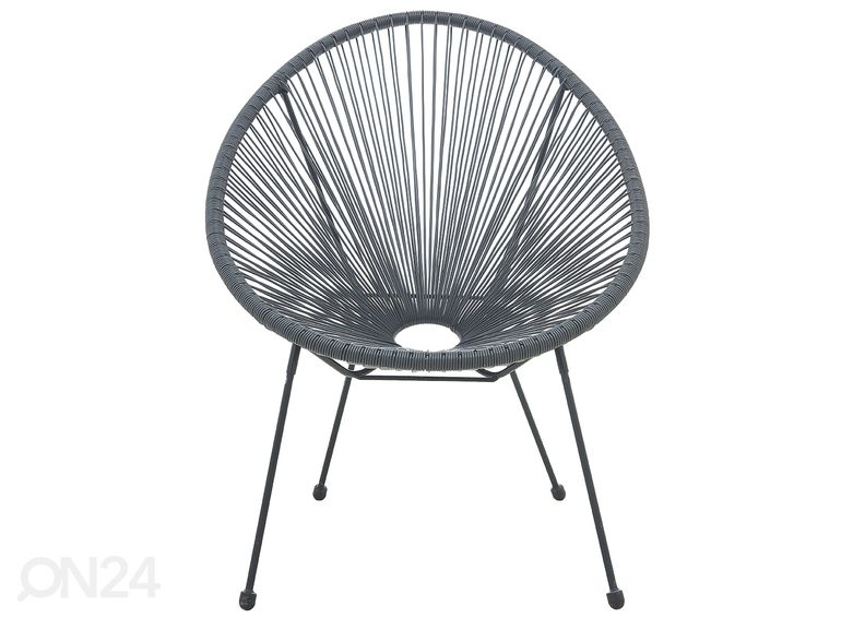 Puutarhatuolit 2 kpl., harmaat kuvasuurennos