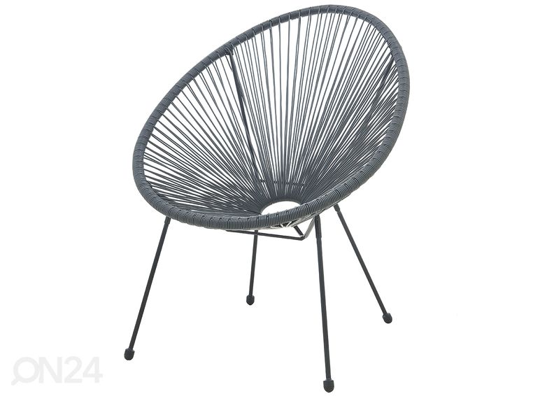 Puutarhatuolit 2 kpl., harmaat kuvasuurennos