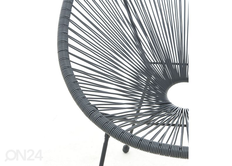 Puutarhatuolit 2 kpl., harmaat kuvasuurennos