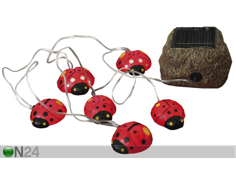 Puutarhavalaisimet aurinkopaneelilla 6 LED kuvasuurennos