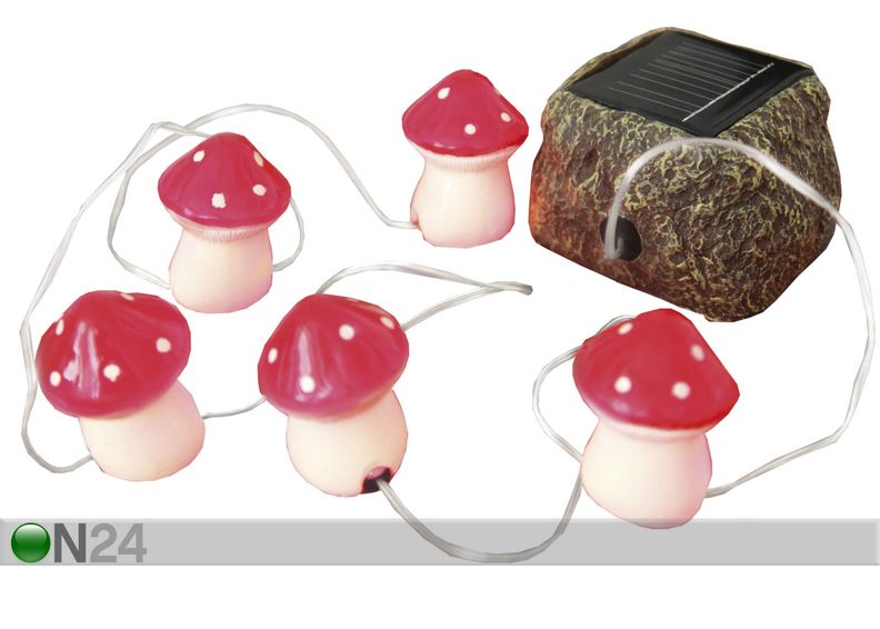 Puutarhavalaisimet aurinkopaneelilla 6 LED kuvasuurennos