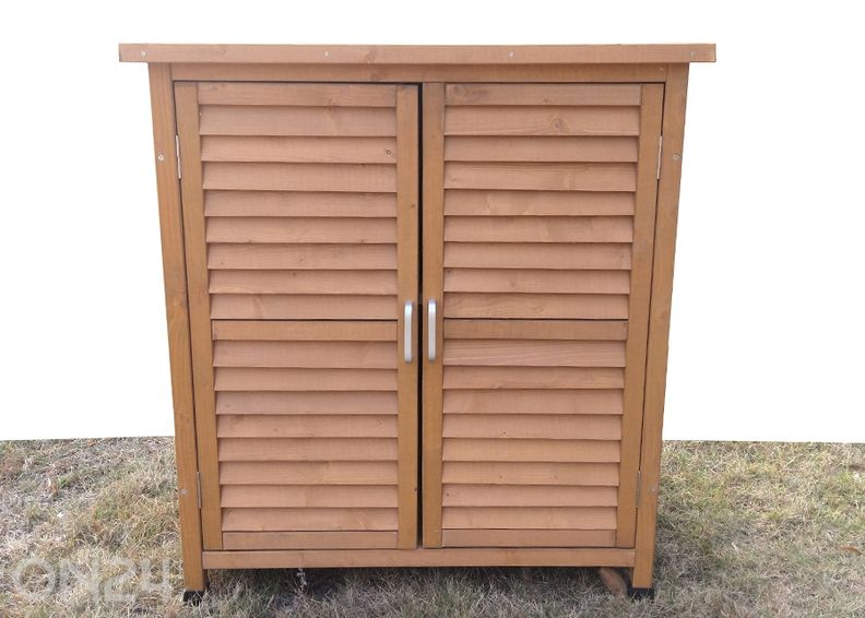 Puutarhavälinekaappi kuvasuurennos