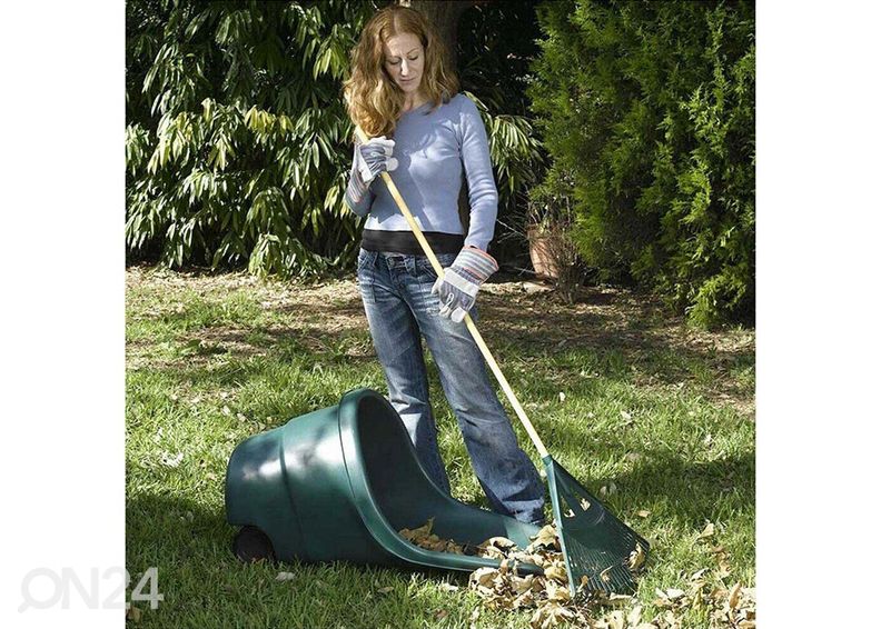 Puutarhavaunu Keter Easy Go 55 L, tummanvihreä kuvasuurennos