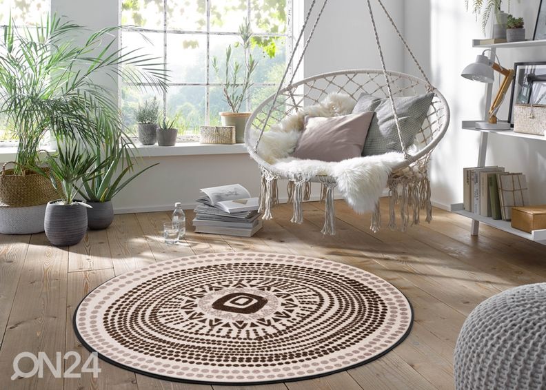 Pyöreä matto Boho Style Ø 115 cm kuvasuurennos