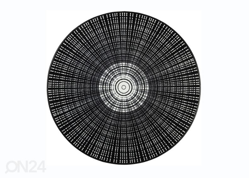Pyöreä matto Cascara black Ø 145 cm kuvasuurennos