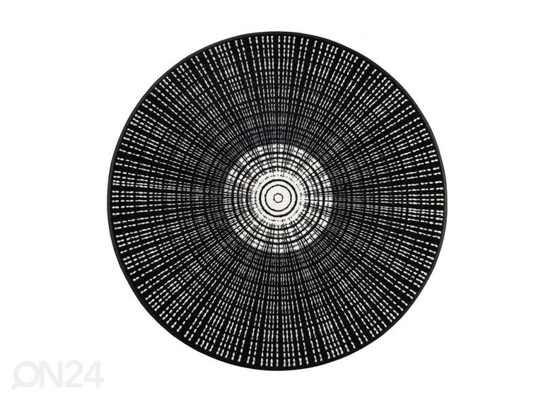 Pyöreä matto Cascara black Ø 85 cm kuvasuurennos