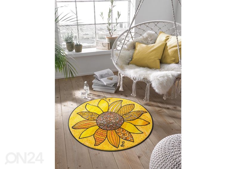 Pyöreä matto Sonnenglück Ø 85 cm kuvasuurennos