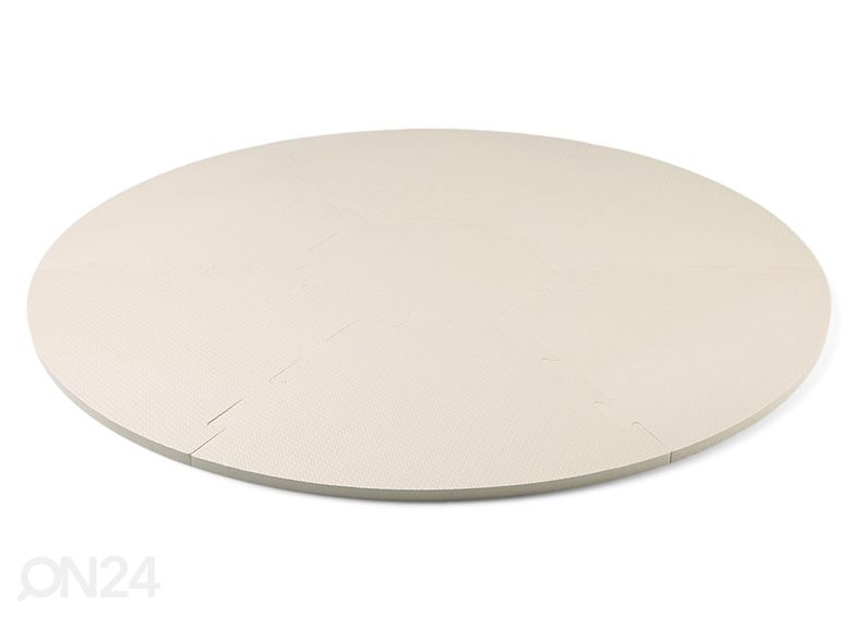 Pyöreä palamatto, beige kuvasuurennos