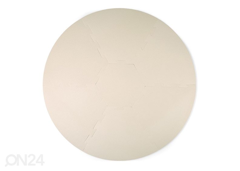 Pyöreä palamatto, beige kuvasuurennos
