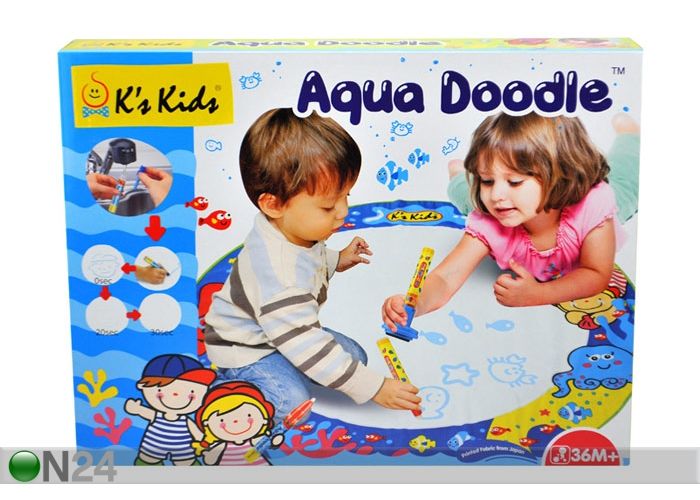 Pyöreä piirustusmatto AQUA DOODLE kuvasuurennos