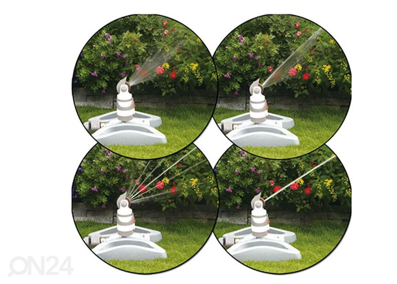 Pyörivä sadeton metallialustalla Bradas kuvasuurennos