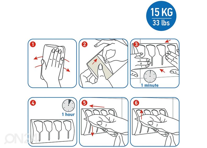 Pyyhepidike Tatkraft Florida kuvasuurennos