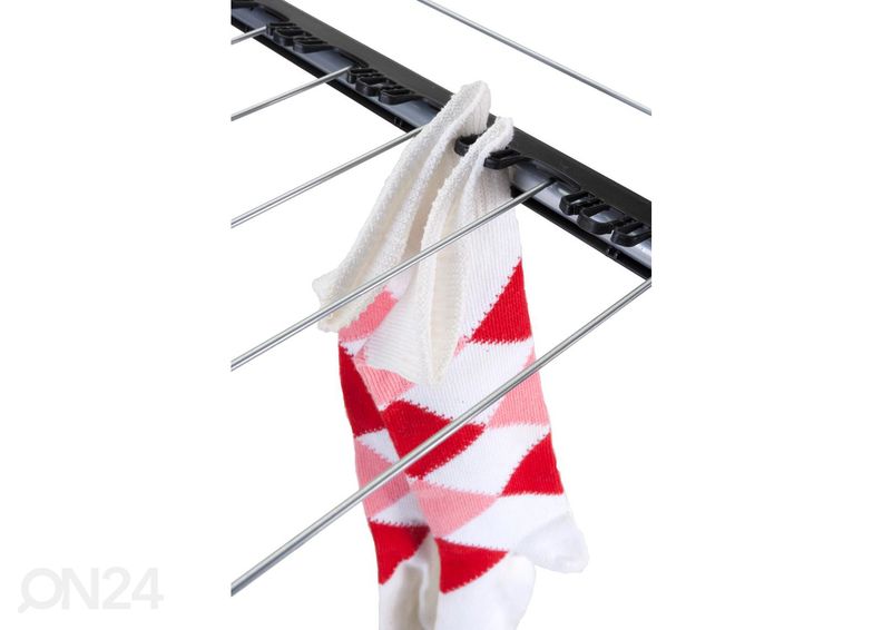 Pyykinkuivausteline Hydra 18 m, hopeanvärinen kuvasuurennos