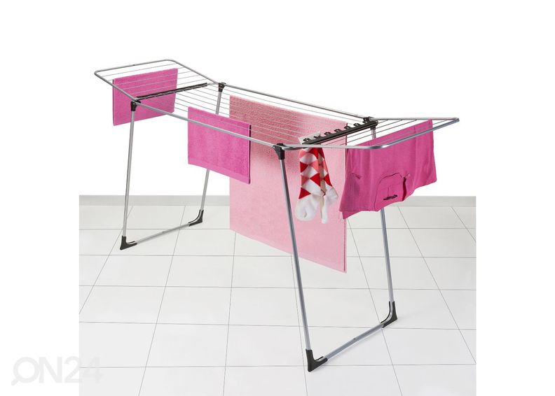 Pyykinkuivausteline Hydra 18 m, hopeanvärinen kuvasuurennos