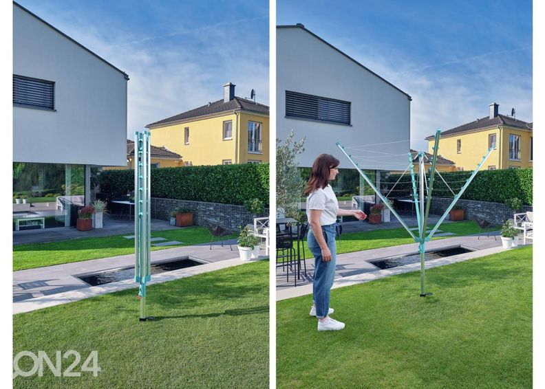 Pyykinkuivausteline Leifheit Linomatic 400 Easy kuvasuurennos