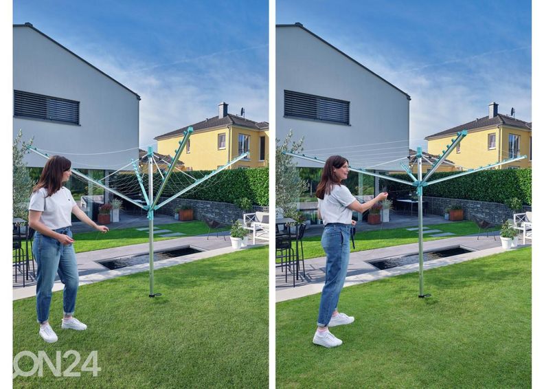 Pyykinkuivausteline Leifheit Linomatic 400 Easy kuvasuurennos