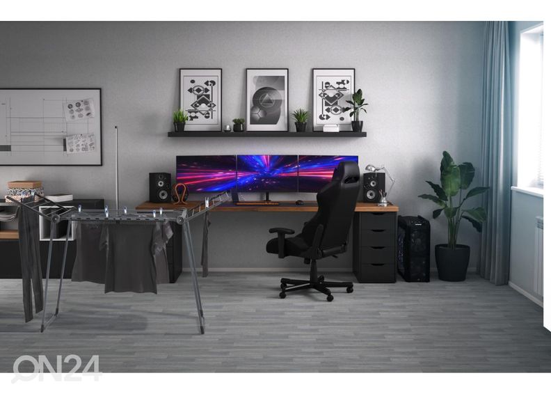 Pyykinkuivausteline Leifheit Pegasus 150 Black Diamond kuvasuurennos