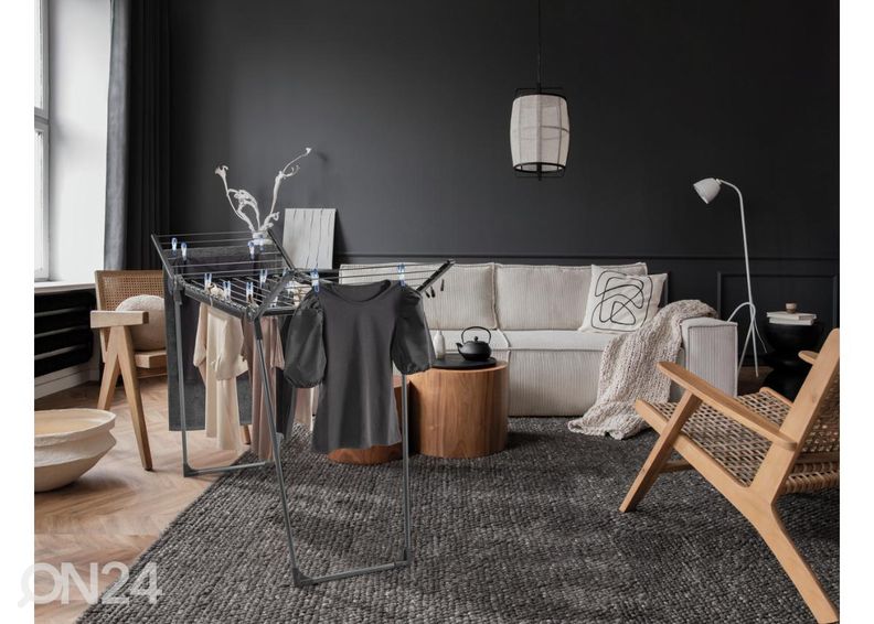 Pyykinkuivausteline Leifheit Pegasus 150 Black Diamond kuvasuurennos