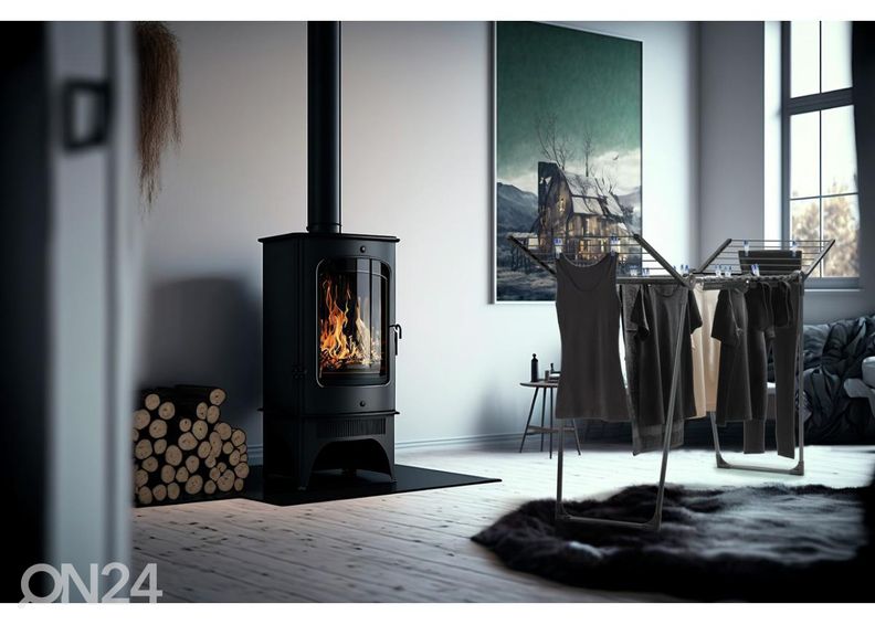 Pyykinkuivausteline Leifheit Pegasus 150 Black Diamond kuvasuurennos