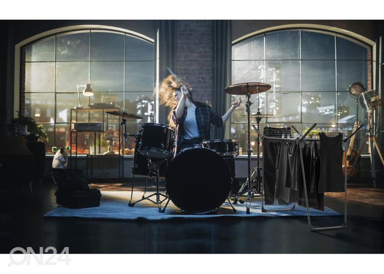 Pyykinkuivausteline Leifheit Pegasus 150 Black Diamond kuvasuurennos