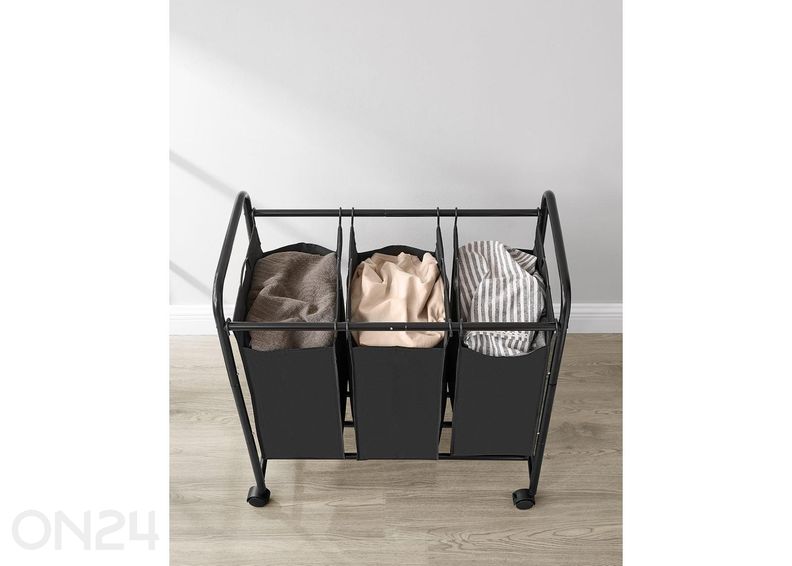 Pyykkikorit hyllytasolla 3 kpl kuvasuurennos